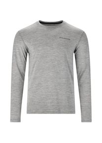 Endurance Herren Abdon Melange L/S Tee grau