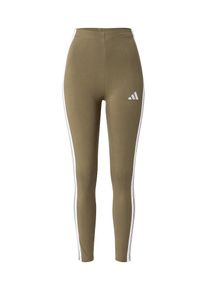 adidas Sportswear Sporthose 'Essentials' Damen, oliv / wei&szlig;, Gr&ouml;&szlig;e XS