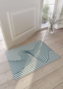 Fußmatte mit plastischem Design in blau | 38x59 cm | bonprix