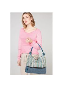 SOCCX Beuteltasche, mit vielen Innenfächern blau