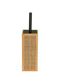 Wenko WC-Garnitur »Allegre«, aus Bambus-Stahl, aus Bambus und Rattan beige natur, natur, schwarz