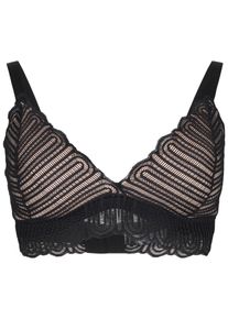 Devoted By Zizzi BH Damen Gr&ouml;&szlig;e 100 creme / schwarz