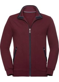 Marco Donati Herren Sweatjacke bordeaux