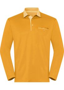 Hajo Herren Langarm-Shirt ocker