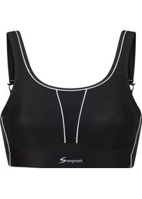 Damen Sport-BH ohne Bügel schwarz