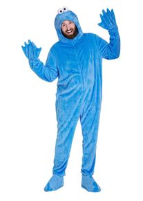 maskworld Costume da Cookie Monster Sesame Street per adulto