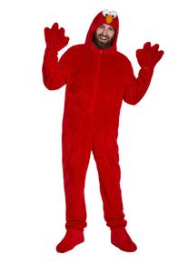 maskworld Sesamstraße Elmo Erwachsenen Kostüm