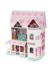 KidKraft® Puppenhaus »Abbey Manor«, inklusive Möbel pink Puppenhäuser