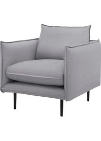 Inosign Sessel »Somba«, mit dickem Keder und eleganter Optik grau