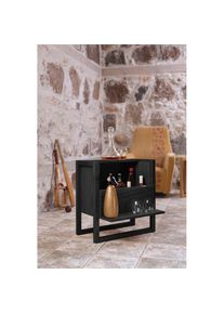WOODMAN Barschrank »New Est«, Breite 60 cm, eine kompakte und vielseitige Ergänzung schwarz