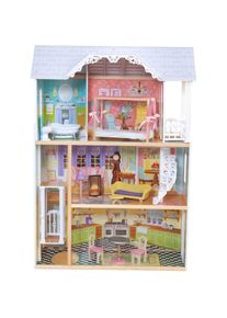KidKraft® Puppenhaus »Kaylee«, inklusive Möbel bunt Puppenhäuser