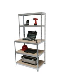 SZ Metall Werkbank, (5 tlg.) grau grau/beige