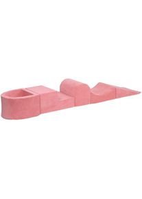 KNORRTOYS® Bällebad »Soft, Pink«, (5 tlg.), mit Spielblöcken; Made in Europe grau Grey