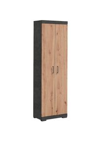 FMD Garderobenschrank braun Matera / Artisan Eiche Made in Germany