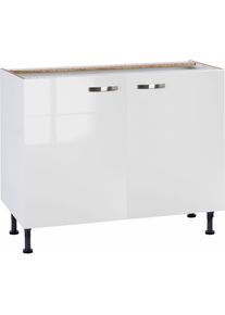 Optifit Unterschrank »Cara«, Breite 100 cm weiß weiß Glanz/weiß