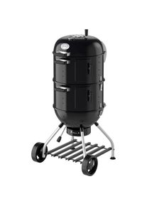 Rösle RÖSLE Smoker »Kugelgrill No.1/F50-S, 25009«, mit zwei Smoker-Ringen oder als Mini-Kugelgrill, 2x Ø 50 cm schwarz Grills