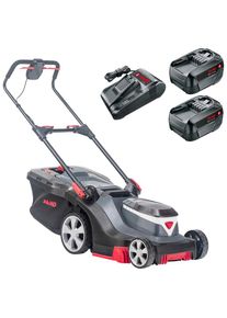 Al-Ko Akkurasenmäher »HOME AND GARDEN COMPATIBLE 382 Li Premium«, (Set), 38 cm Schnittbreite, inkl. 2 Akkus und Ladegerät grau Inkl. Mulchkeil