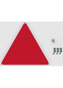 BENT Sonnensegel »Zip-Protect Canvas Single« rot