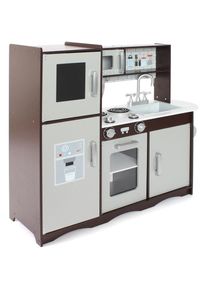 Bayer Chic 2000 CHIC2000 Spielküche, aus Holz gelb dunkelbraun/weiß