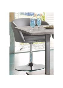 Inosign Sessel »Lounge«, (1 Stück) grau Lederoptik grau