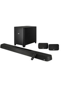POLK Heimkinosystem »Magnifi Max AX SR«, Wireless-Surround-Lautsprechern und Subwoofer schwarz HDMI-Umschaltung mit eARC (3 Eingänge, 1 Ausgang)