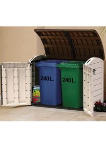 Keter Mülltonnenbox »Store It Out ULTRA«, BxTxH: 177x113x134 cm beige Aufbewahrungsboxen