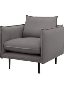 Inosign Sessel »Somba«, mit dickem Keder und eleganter Optik grau hellgrau
