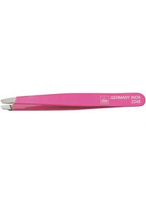 ERBE® ERBE Pinzette, farbig lackiert pink fuchsia Präzises Zupfen der Augenbrauen-Härchen