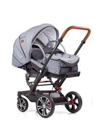 Gesslein Kombi-Kinderwagen »F6 Air+ mit Tragetasche C1 Lift, Eisblau/Graphit«, Design & Handarbeit aus Deutschland blau Kinderwagen