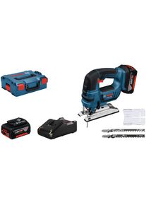 Bosch Professional Stichsäge »GST 18V-LI B«, (Set), 4 Pendelhubstufen, mit Akku und Ladegerät bunt