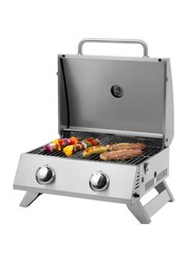Tepro Gasgrill »Chicago«, BxTxH: 54x45, 5x36 cm silberfarben