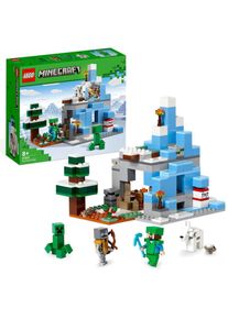 Lego® Konstruktionsspielsteine »Die Vereisten Gipfel (21243), Minecraft«, (304 St.), Made in Europe bunt