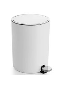 Bischof Kosmetikeimer »Design Bad«, 1 Behälter, Ø 21 cm, Höhe 28 cm, Fassungsvermögen 5, 5 l weiß