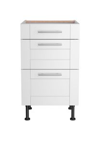 Optifit Unterschrank »Ahus«, Breite 50 cm weiß weiß matt/weiß