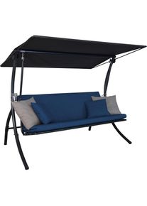 Angerer FREIZEITMÖBEL Hollywoodschaukel »Motion Smart denim«, wetterfest blau