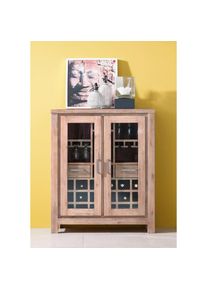 GUTMANN FACTORY Barschrank »Tunis«, mit viel Platz für Flaschen und Gläser beige sandfarben