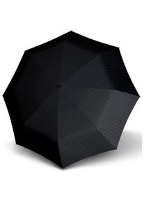 Knirps® Taschenregenschirm »T.200 Medium Duomatic, stripe« schwarz