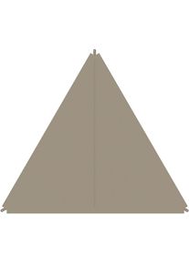 BENT Sonnensegel »TC-Zip-Protect Canvas Single« gelb