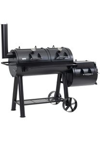 Tepro Smoker »Indianapolis«, BxTxH: 184x88x153 cm, 155 kg schwarz Grills