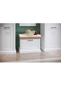 Home Affaire Schuhschrank »Tara«, Hochwertig UV lackiertes MDF weiß weiß matt/Pacific Walnut