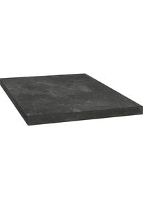 Optifit Arbeitsplatte »Luzern«, 38 mm stark schwarz made_in_germany black stone