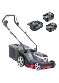Al-Ko Akkurasenmäher »HOME AND GARDEN COMPATIBLE 3.82 Li Easy«, (Set), 38 cm Schnittbreite, inkl. 2 Akkus und Ladegerät grau Wendig und kompakt