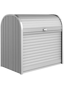 BioHort Fahrradbox »StoreMax 120«, Mülltonnenbox, BxTxH: 117x73x109 cm silberfarben Aufbewahrungsboxen