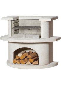 Buschbeck Holzkohlegrill »Grillbar Venedig«, BxTxH: 110x65x93 cm weiß Grills