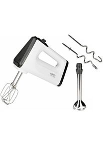 Krups Handmixer »GN5041 3 Mix 5500«, 500 W, 5 Geschwindigkeiten + Turbo- & Auswurftaste schwarz-weiß Mixer