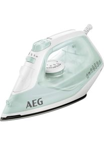 AEG Dampfbügeleisen »EasyLine DB 1740LG«, 2400 W, Filtration mit Anti-Kalk-Patrone, Restwärmeanzeige, 110 g Dampfstoss grün Bügeleisen