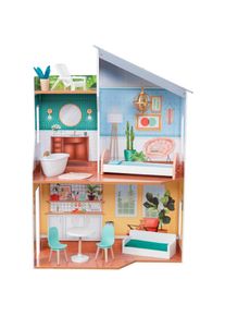 KidKraft® Puppenhaus »Emily«, inklusive Möbel bunt Puppenhäuser