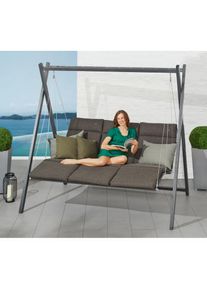 Angerer FREIZEITMÖBEL Hollywoodschaukel »Relax«, inkl. Auflagen und Zierkissen grün olive + grün