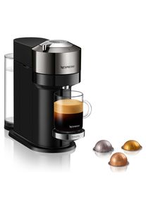 Nespresso Kapselmaschine »XN910C Vertuo Next Deluxe von Krups«, aus 54% recyceltem Kunststoff, inkl. Willkommenspaket mit 12 Kapseln silberfarben...
