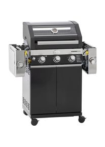 Rösle RÖSLE Gasgrill »BBQ-Station VIDERO, 25520«, G3-S Schwarz, 3 Brenner, extra Primezone und Seitenbrenner, VARIO+ schwarz Grills